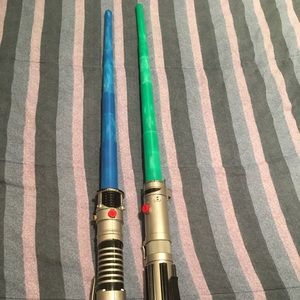 Two light sabers